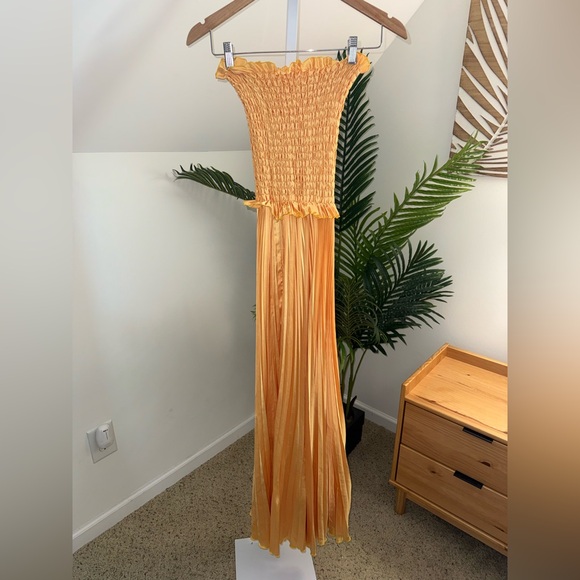 L'idee lidee L'IDÉE Maya Gown in orange Size: 6 - Picture 4 of 5